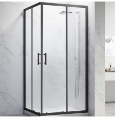 Душевая кабина Veconi RV-27B 120x80, пр., прозрач.\черный