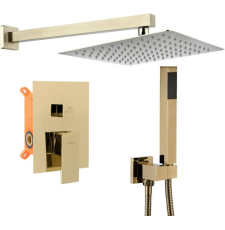 Встроенная душевая система Rea Bento Gold P4893 со смесителем, золото
