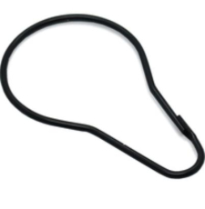 Кольца для штор в ванную Iddis Optima Home RINMBL0i15, черный матовый