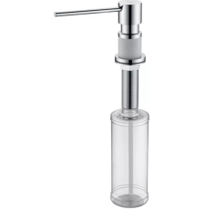 Дозатор для моющего средства Paulmark Kraft D003-431(WH), белый матовый, для кухни