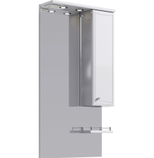 Зеркало-шкаф с полкой Aqwella Барселона 55x108, с подсветкой