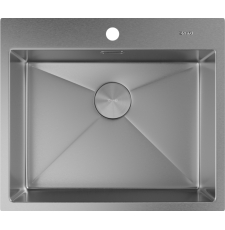 Мойка для кухни ZorG Zerox IF 59x51, врезная, Steel