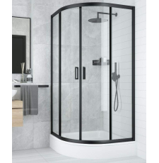 Душевая кабина Deante Funkia KYP N52K 80x80, прозр., черный