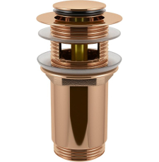 Донный клапан Wellsee Drainage System 182132000 с переливом, розовое золото Донный клапан Wellsee Drainage System 182132000 с переливом, розовое золото