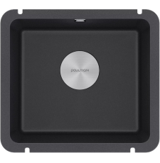 Мойка для кухни Paulmark Unter 50 45.5x43.5 PM204543-BL, под столешницу, черный