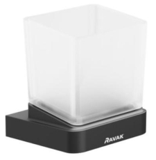 Стакан для щеток Ravak 10° black TD 210.20, черный матовый