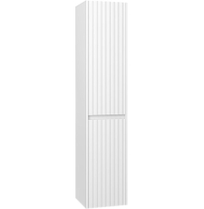 Шкаф-пенал Brevita Balaton 35 подвесной, 2 дв., правый, белый мат.