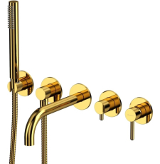 Смеситель для ванны Whitecross Y Y1240GL, встраиваемый, золото