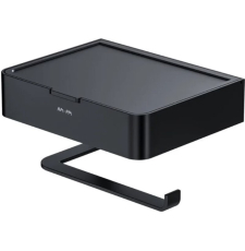 Держатель для туалетной бумаги AM.PM Inspire V2.0 A50A341522, с полкой, черный