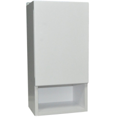 Шкаф подвесной в ванную Бел-Гаммари Гамма 40.03 28.5, правый, белый