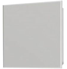 Зеркало-шкаф Kaksa Грей 50 50x50, белый матовый
