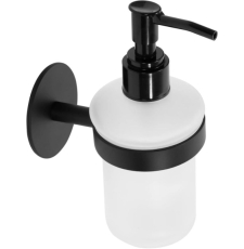 Дозатор для мыла Rea black matt 77052, черный матовый