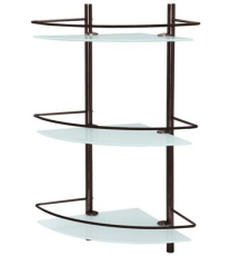 Полка стеклянная угловая Wasser Kraft Isar К-3633