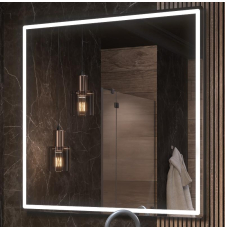 Зеркало Vigo Roberta Comfort 1000 100x100 с подсветкой LED, сенсор, датчик, подогрев
