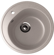Мойка для кухни Ulgran U-101 50x50, врезная, песочный 302 Мойка для кухни Ulgran U-101 50x50, врезная, песочный 302