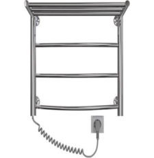 Полотенцесушитель Granula Классик 50x60 D32 с полкой, электрический, кнопка слева