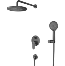 Встроенная душевая система Cezares Stylus DSET, черный матовый