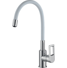 Смеситель для кухни Rossinka Z Z35-35U-White с гибким изливом, белый Смеситель для кухни Rossinka Z Z35-35U-White с гибким изливом, белый