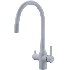 Смеситель для кухни Paulmark Salix  Sa213419-431(WH), под фильтр, белый матовый