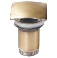 Донный клапан Kaiser 8033An, квадрат, бронза