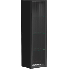 Шкаф-пенал Equil Stoune LED 36 подвесной, универс., 1 дв., дуб черный