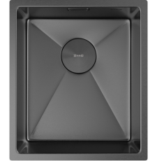 Мойка для кухни ZorG Zerox U/IF 38x44, под столешнцу, PVD GunBlack