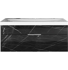 Тумба для умывальника Garda Venice106н_750_PVC, Анита подвесная, 1 ящ., 18.106н.750,черный мр