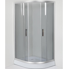 Душевая кабина Coliseum ТМ 817 L 100x80 с поддоном, левая, тон.