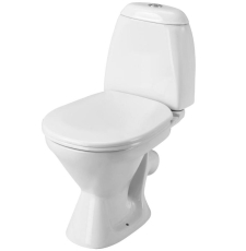 Унитаз Santek Римини напольный, 2 режима, с крышкой ПП, косой выпуск, 1.WH50.1.523 Унитаз Santek Римини напольный, 2 режима, с крышкой ПП, косой выпуск, 1.WH50.1.523