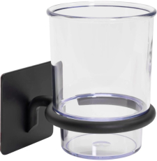 Стакан для щеток Rea black matt 77070, черный