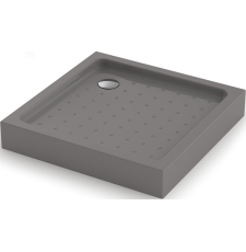 Душевой поддон Veconi TZ-52GR 90x90x15, кв., серый