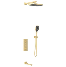 Встроенная душевая система Vincea VSFW-433T1BG, со смесителем, золотой матовый