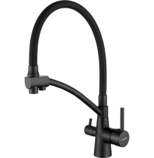 Смеситель для кухни Ledeme H55 L4855B-2 под фильтр, черный Смеситель для кухни Ledeme H55 L4855B-2 под фильтр, черный