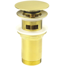 Донный клапан Deante NHC R10U универсальный, золото брашированное