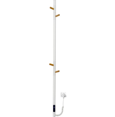 Полотенцесушитель Gloss & Reiter PRIMUM.Е2.L.15х140.Н4.Таймер. Муар белый с деревом электрический