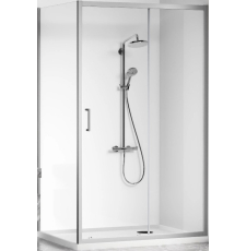 Душевая кабина BAS Good Door Cube WTW+SP 140x90, прозр., хром, КУ00014+КУ00009 Душевая кабина BAS Good Door Cube WTW+SP 140x90, прозр., хром, КУ00014+КУ00009