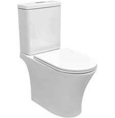 Унитаз Roxen Urban Rimless Tornado напольный, с крышкой, универсальный выпуск