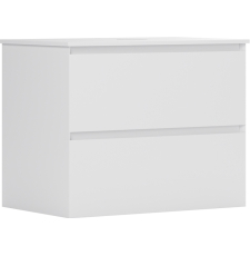 Тумба для умывальника Belux Luna НП 100-02 настенная, белый матовый 18