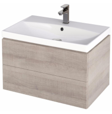 Тумба для умывальника Cersanit City 70, дуб серый