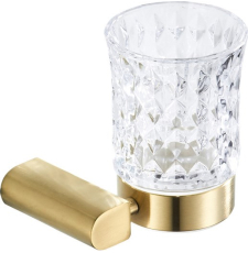 Стакан для щеток CeramaLux Florenzia 63102, золото