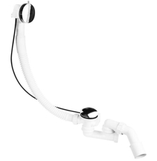 Сифон для ванны McAlpine Slim MP31SSF-CBR-1M полуавтомат, латунь, хром