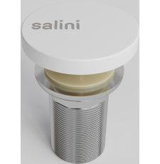 Донный клапан Salini D 502 16221WG без перелива, S-Sense, белый глянцевый Донный клапан Salini D 502 16221WG без перелива, S-Sense, белый глянцевый