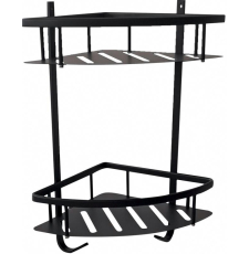 Полка RAV Slezak Yukon YUA0800CMAT угловая, двойная, черный