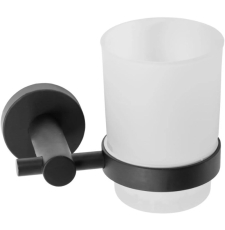 Стакан для щеток Rea gun black 77089, серый