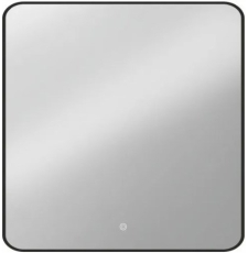 Зеркало Axus Tobo Black Led 70x70 с подсветкой, сенсор