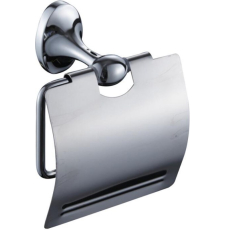 Держатель для туалетной бумаги CeramaLux Bell 53507 с крышкой, хром