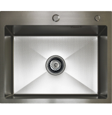 Мойка для кухни Blantek LS-5848H Honeycomb texture 58x48, врезная, нержавеющая сталь