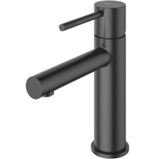 Смеситель для умывальника Cezares Relax LS2, с донным клапаном, матовый черный
