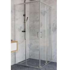 Душевая кабина Iva E4SX100C 100x100 кв., прозр.\хром Душевая кабина Iva E4SX100C 100x100 кв., прозр.\хром