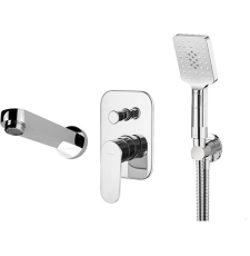 Встроенная душевая система Deante 003W со смесителем, хром